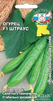 Огурец Штраус® F1 8 шт раннеспел,партен Профессион.сер