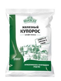 Железный купорос 200гр (антисептик,фунгицид) сер.ФХ Ивановское