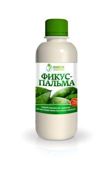 Удобрение ФИКУС-ПАЛЬМА 0,25л комплексное сер.Ивановская Цветочная Оранжерея