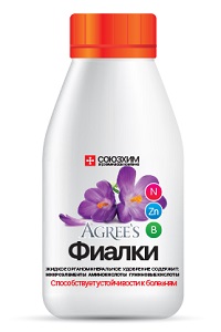 Удобрение АГРИС Фиалки 0,25л органоминеральное