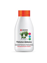 Удобрение АГРИС Пальмы и фикусы 0,25л органоминеральное