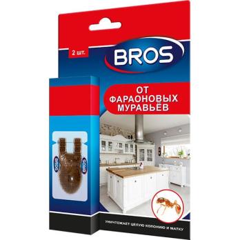 BROS Приманка от фараоновых (рыжих) муравьёв 2шт
