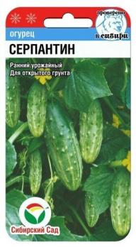 Огурец Серпантин 10шт ранний урожайный 