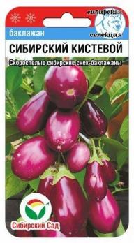 Баклажан Сибирский Кистевой 20шт Сибирская сел./скороспелый 