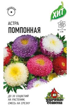 Астра Помпонная 0,2гр смесь сер.ХИТх3 /однолетник