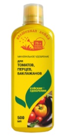 Удобрение для Томатов,Перцев и Баклажанов 0,5л минеральное сер.Волшебная Лейка /12шт/ 