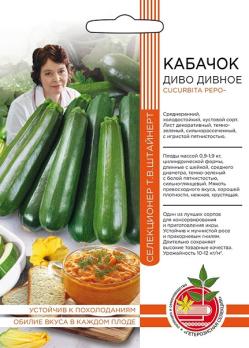 Кабачок цук Диво Дивное 10шт (сел.Т.В.Штайнерт) /среднеранний, холодост