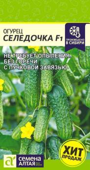Огурец Селедочка F1 5шт /раннеспелый партенокарпический высокоурожайный