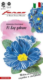 Примула Блу Джинс F1 5шт грунтовая сер.Элитная клумба Фарао /многолетник