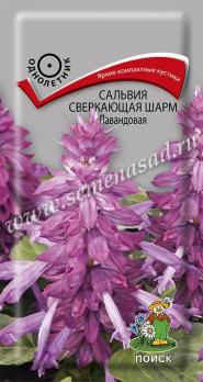 Сальвия Сверкающая Шарм 0,1гр Лавандовая /однолетник