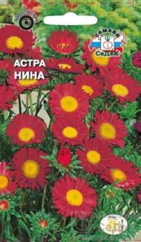 Астра Нина (простая ало-красная) 0,2гр /однолетник