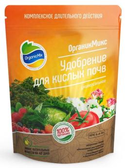 РАСПРОДАЖА!!! ОрганикМикс Удобрение для Кислых Почв 850гр