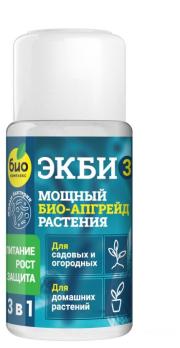 БИО-Комплекс ЭКБИ №3 для садовых,огородных и домашних раст.50мл Мощный БИО-апгрейд растения!