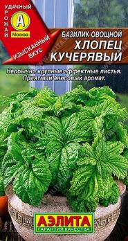 Базилик Хлопец Кучерявый 0,2гр овощной /среднеспелый сорт