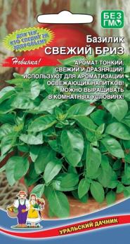 Базилик Свежий Бриз зеленый,высокоурожайный,среднеспелый