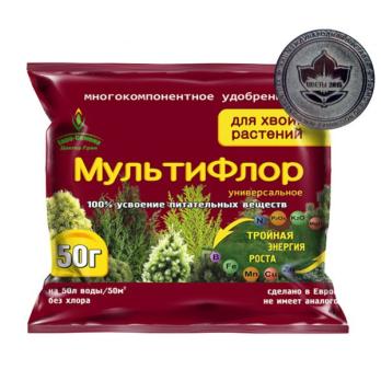 МультиФлор универсальное для Хвойных растений 50гр