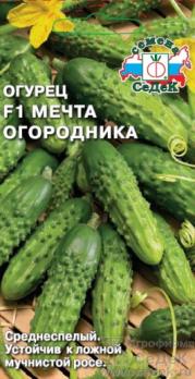 Огурец Мечта Огородника F1 (ср.спел,пч.оп.)