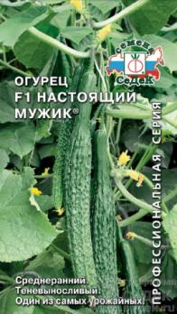 Огурец Настоящий Мужик F1 0,2гр Профессиональнаясерия /среднеранний