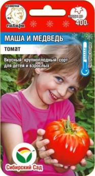 Томат Маша и Медведь 20шт раннеспел,крупноплод