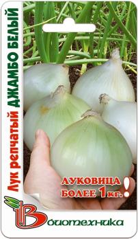 Лук репч. Джамбо Белый 0,5гр салатный 