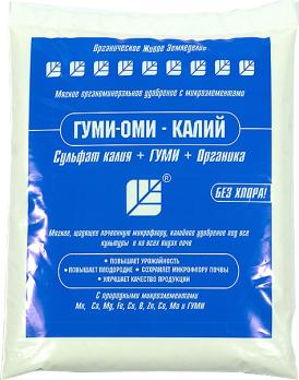 Гуми-ОМИ-КАЛИЙ Сульфат калия 0,5кг (калийное сбалансированное удобрение) /25шт