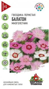 Гвоздика Перистая Балатон 0,1гр смесь сер.Удачные семена /многолетник