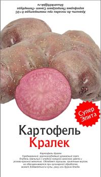 КАРТОФЕЛЬ (10шт) КРАЛЕК Элита /розовая мякоть