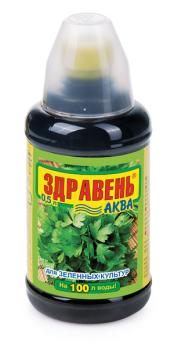 Здравень АКВА ЗЕЛЕНЫЕ КУЛЬТУРЫ 0,5л