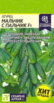 Огурец Мальчик с Пальчик F1 5шт /скороспелый партенокарпический