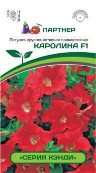 Петуния Кэнди КАРОЛИНА F1 крупноцвет прямостоячая фламинго 5шт (драже в побирке) /однолетник