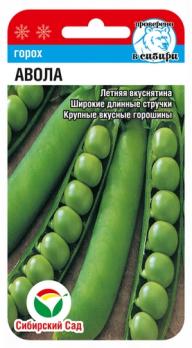 Горох Авола 20шт /низкорослый сорт
