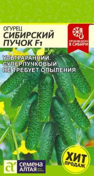 Огурец Сибирский Пучок F1 5шт /суперпучковый ультраранний самоопыляемый