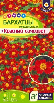 Бархатцы Красный Самоцвет тонколистные 0,1гр /однолетник
