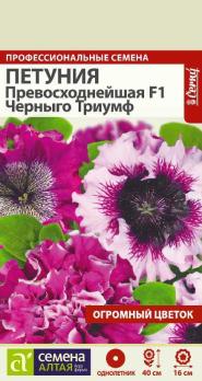 Петуния Превосходнейшая Черныго Триумф 10шт Н40см сер.Профессион.семена /однолетник