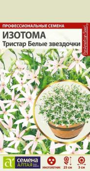 Изотома Тристар Белые Звездочки 5шт Н25см сер.Профессион.семена /многолетник 