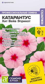 Катарантус Хит Вейв Эприкот 7шт /однолетник