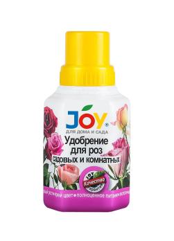 Жидкое удобрение Для роз садовых и комнатных 0,25л ТМ JOY/ 24 шт