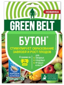 Бутон 4гр плодообразование+защита от заморозков (2табл водор*2гр) ТМ Грин Бэлт /48шт/