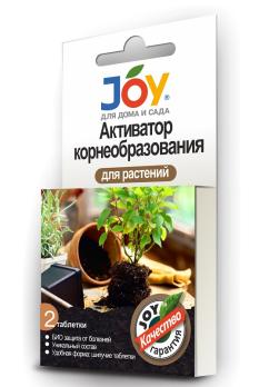 АКЦИЯ!!! Активатор Корнеобразования для растений 2 табл. ТМ JOY /50шт/ 01.-12/02.25