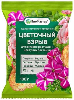 Цветочный Взрыв 100гр водорастворимое удобрение