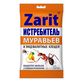 Зарит ИСТРЕБИТЕЛЬ 10мл средство от муравьев и клещей (Зафизан) ДЮШЕС / 50 шт