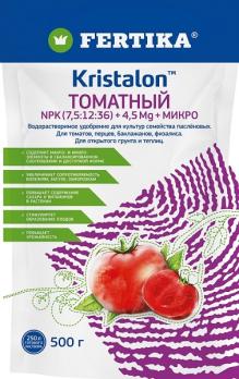 Фертика Кристалон 500гр Томатный NPK 7,5:12:36+4,5 MG+МИКРО /16шт/