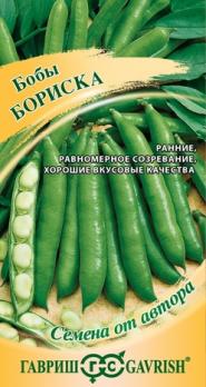Бобы Бориска 10шт сер.Семена от автора /ранний высокоурожайный сорт