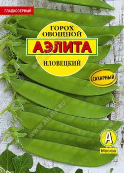 Горох Иловецкий 25гр овощной /сахарный среднеспелый сорт