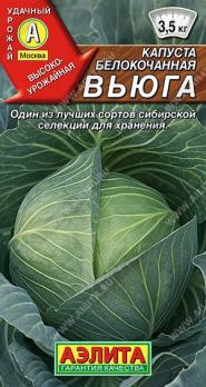 Капуста б/к Вьюга 0,3гр /популярный среднепоздний сорт