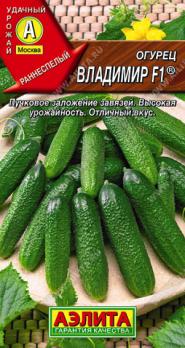 Огурец Владимир F1 /0,25гр скороспел,пчелоопыл
