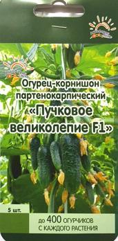 Огурец Пучковое Великолепие F1 /5с ультраск. до 400 огурчиков 