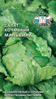 Салат Мальвина кочанный 0,5г среднеспел зелен