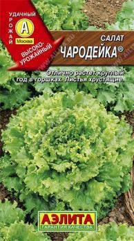 Салат Чародейка 0,5г среднеспел,полукочан.зелен.можно выращивать на окне 