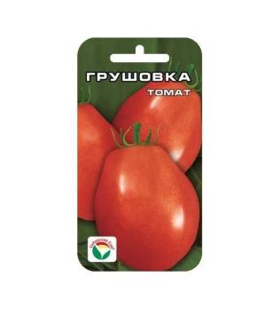 Томат Грушовка 20шт среднеспел,детерм,малинов